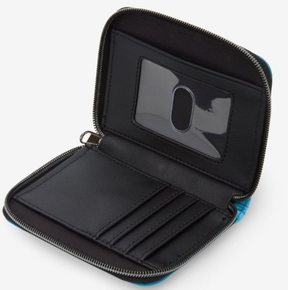 Loungefly Nightmare Before Christmas Spiral Hill Night Mini Zip Around Wallet - Picture 3 of 5